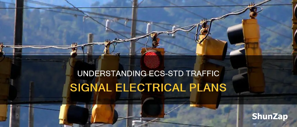 what does ecs-std mean on a traffic signal electrical plan