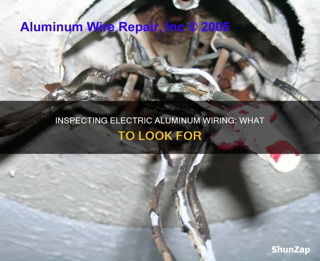 what does electric aluminim wiring looks like