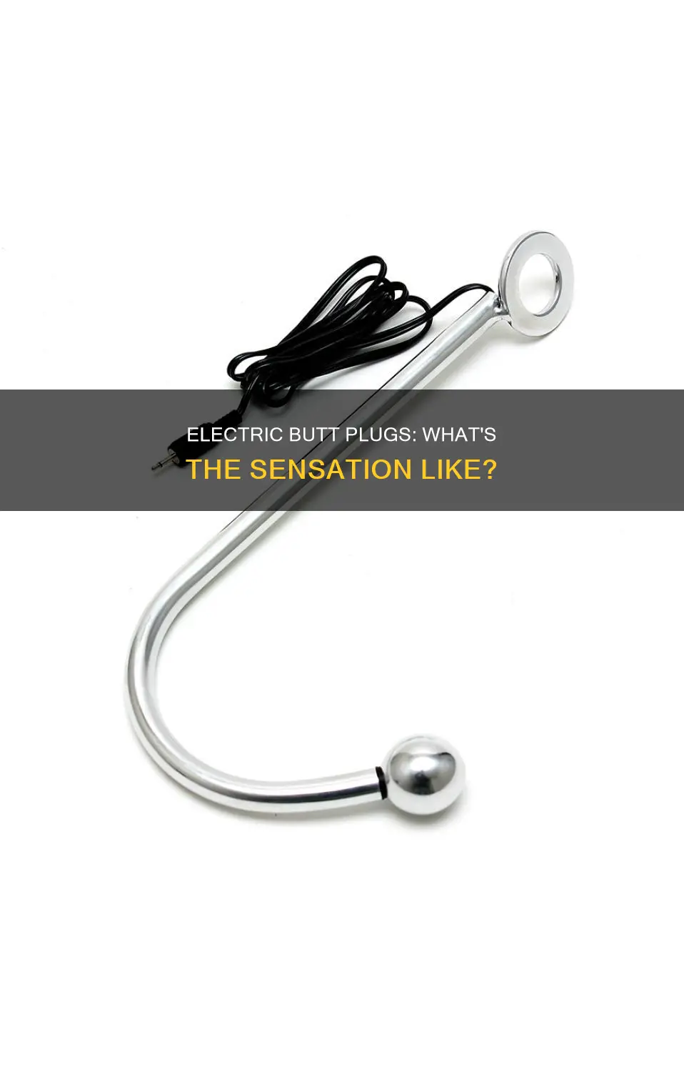 what does electric butt plug feel like