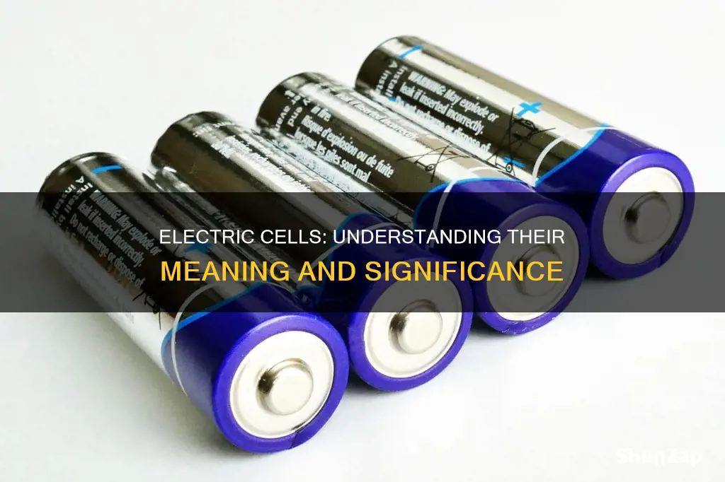 what does electric cells mean