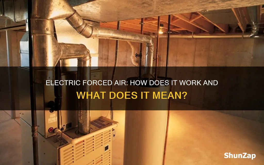 what does electric forced air mean