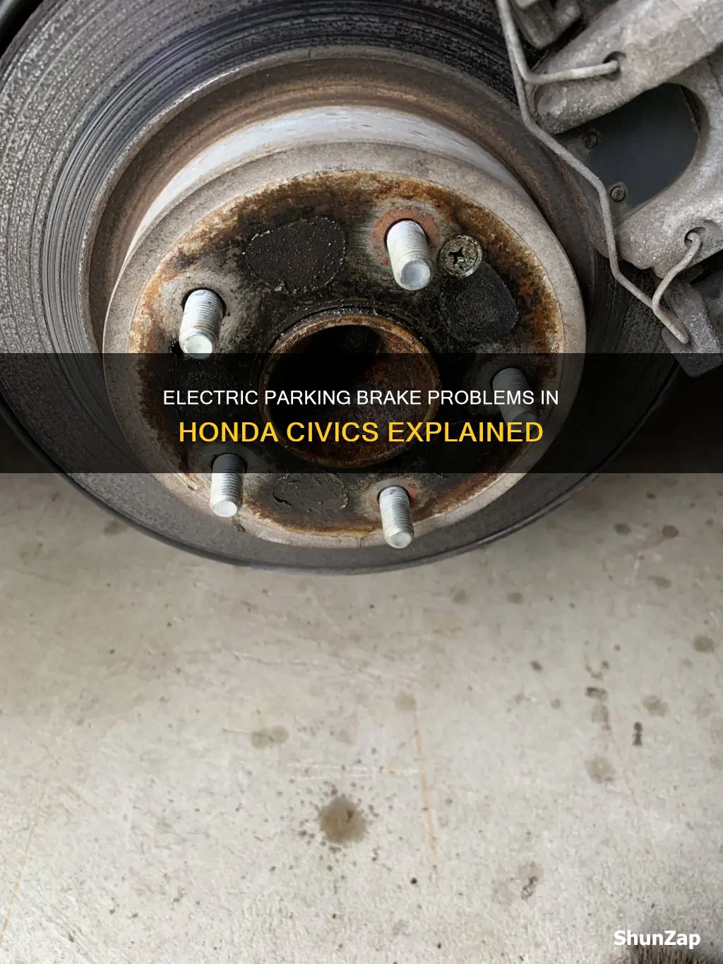 what does electric parking brake problem mean honda civic