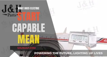 Electric Start Capable: What Does This Mean?