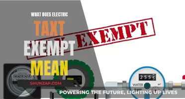Electric Tax Exempt: Understanding the Benefits and Implications