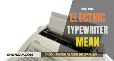 The Evolution of Writing: Electric Typewriters Explained