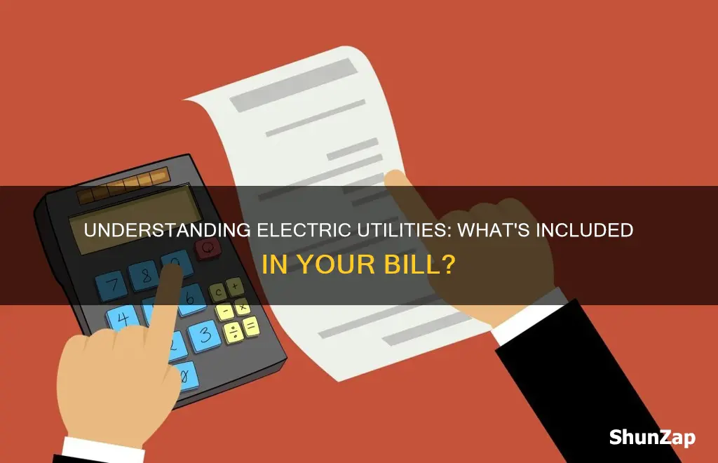 what does electric utilities included mean