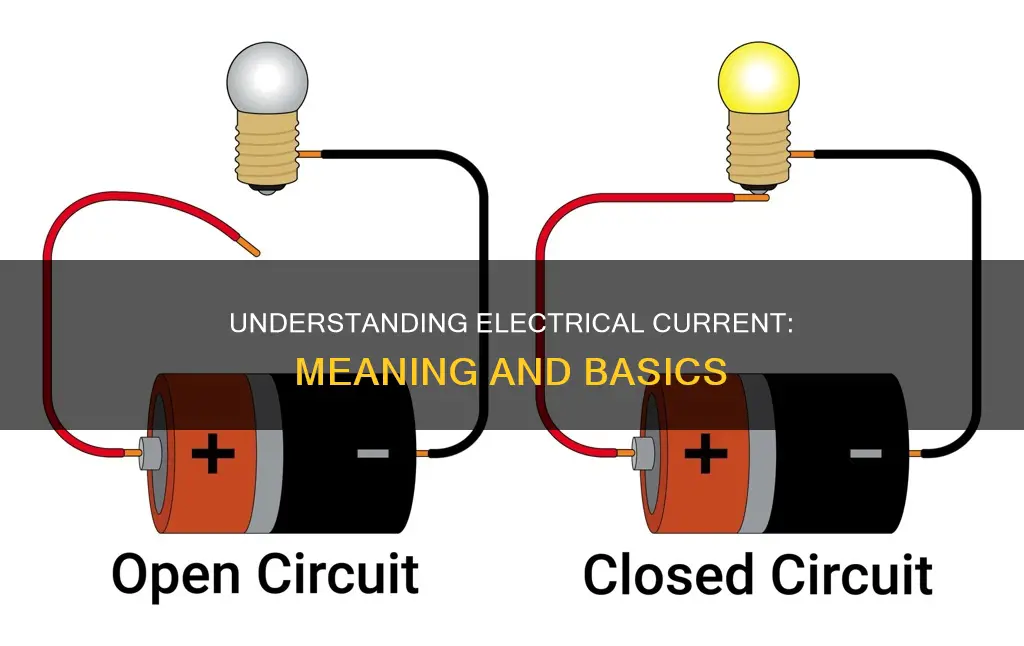 what does electrical current mean