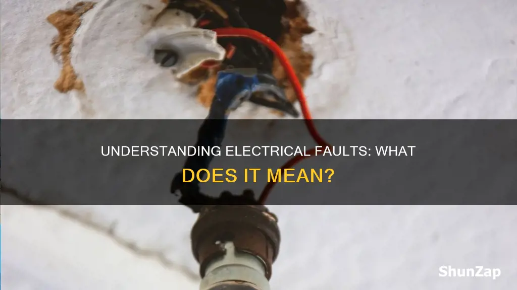 what does electrical fault mean