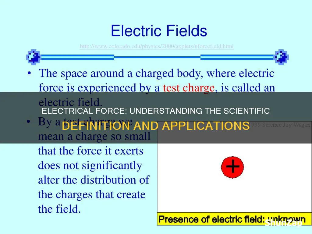what does electrical force mean in science