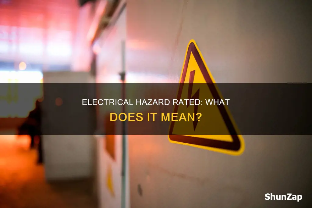 what does electrical hacard rated mean