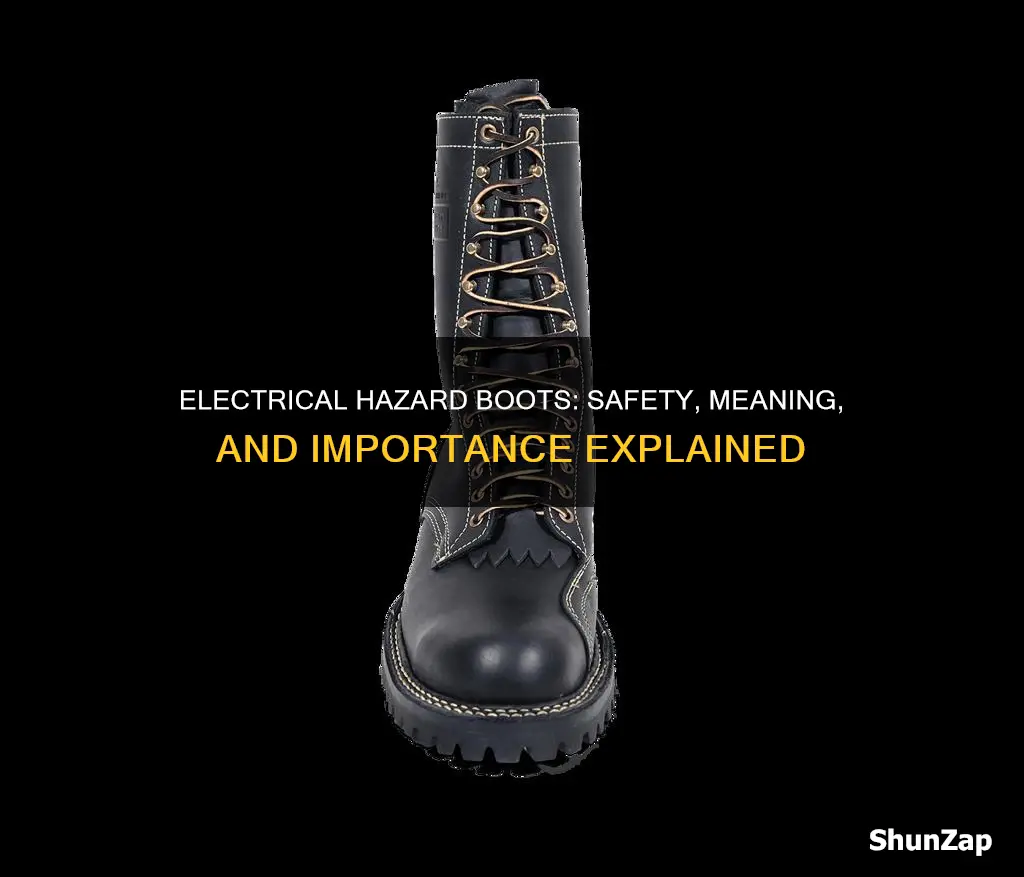what does electrical hazard boots mean