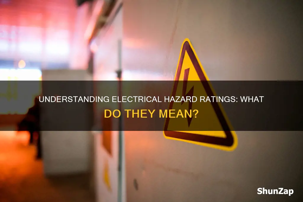 what does electrical hazard rated mean