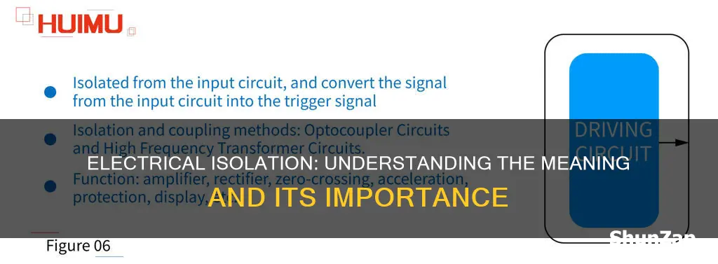 what does electrical isolation mean