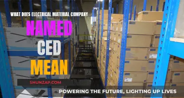 What Does CED, an Electrical Materials Company, Mean?