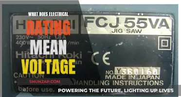 Understanding Voltage: Electrical Rating Explained
