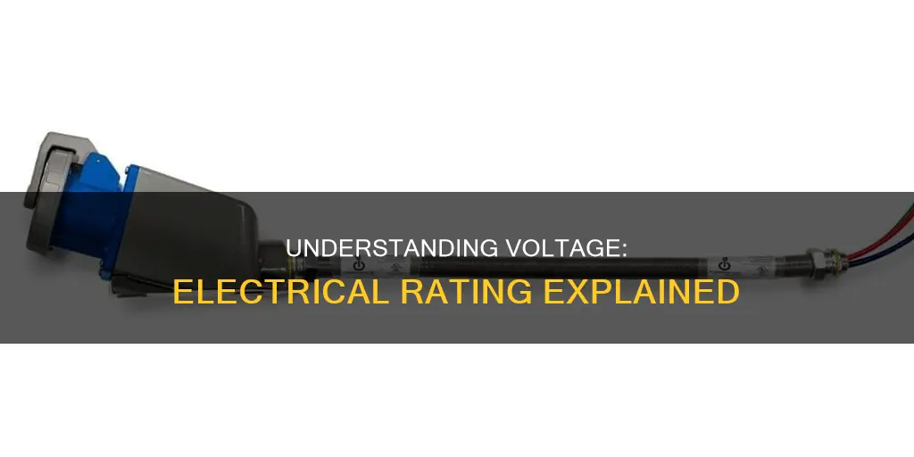 what does electrical rating mean voltage