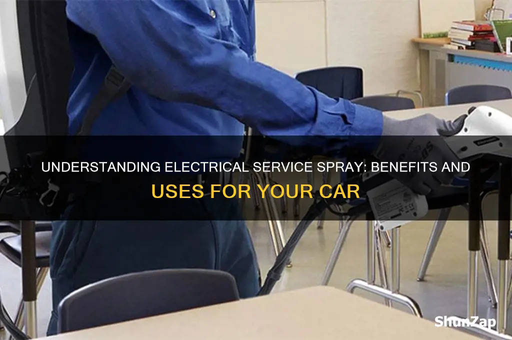 what does electrical service spray do car