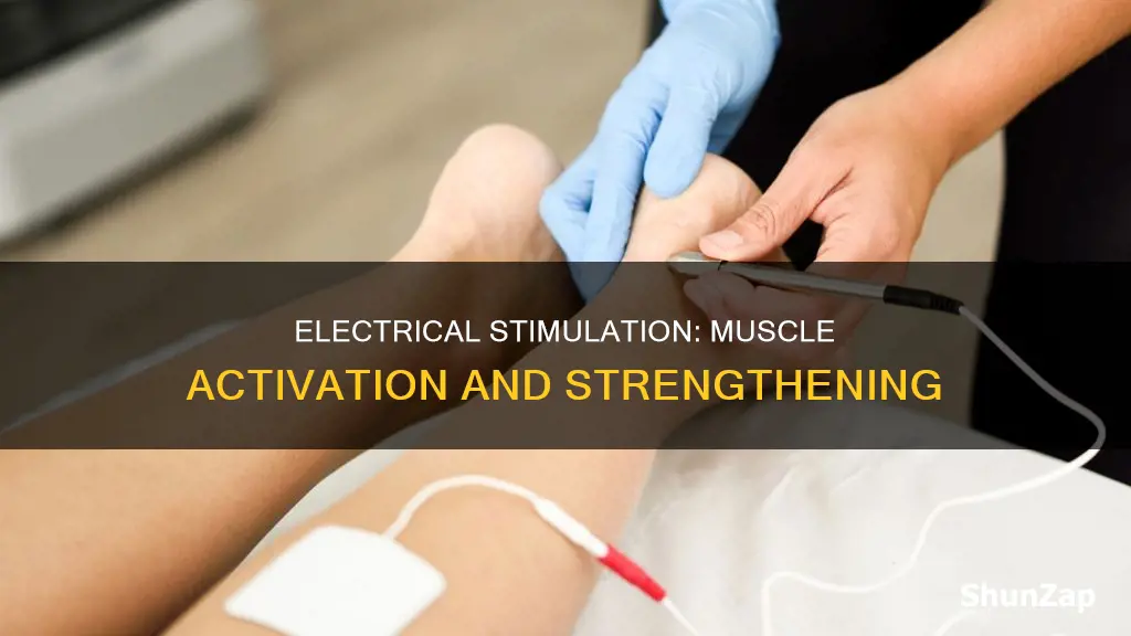 what does electrical stimulation do to muscles