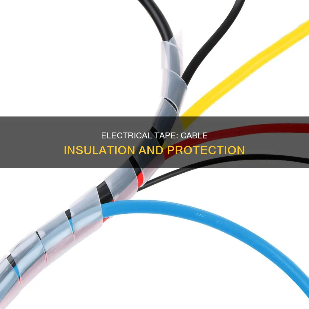what does electrical tape do to cables