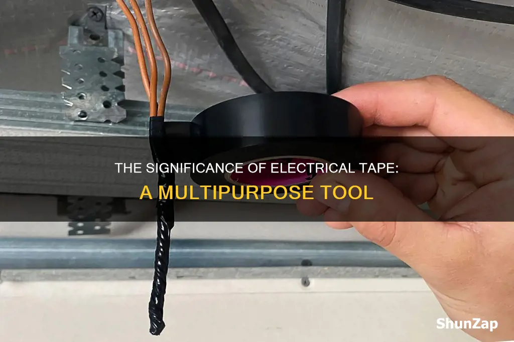what does electrical tape mean