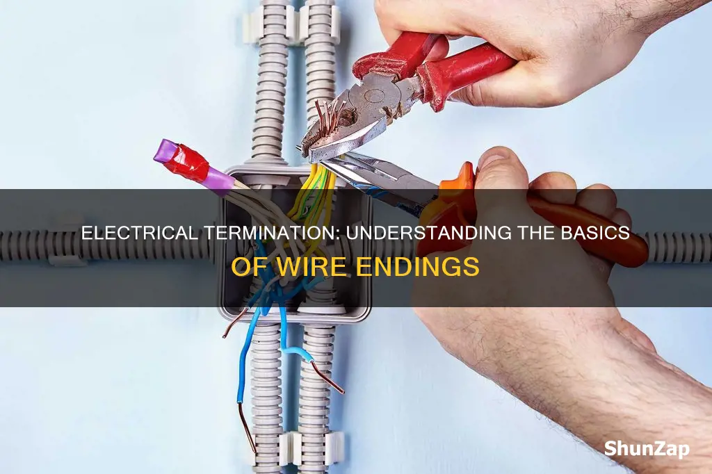 what does electrical termination mean