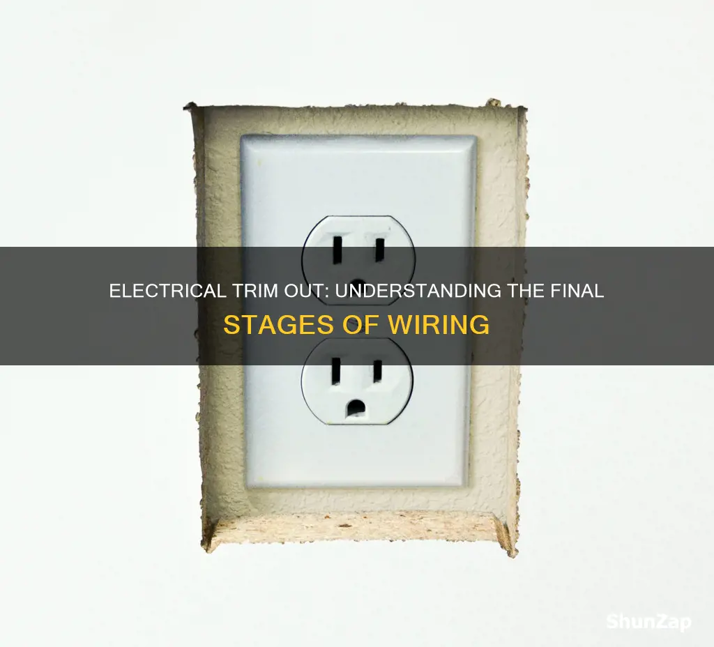 what does electrical trim out mean