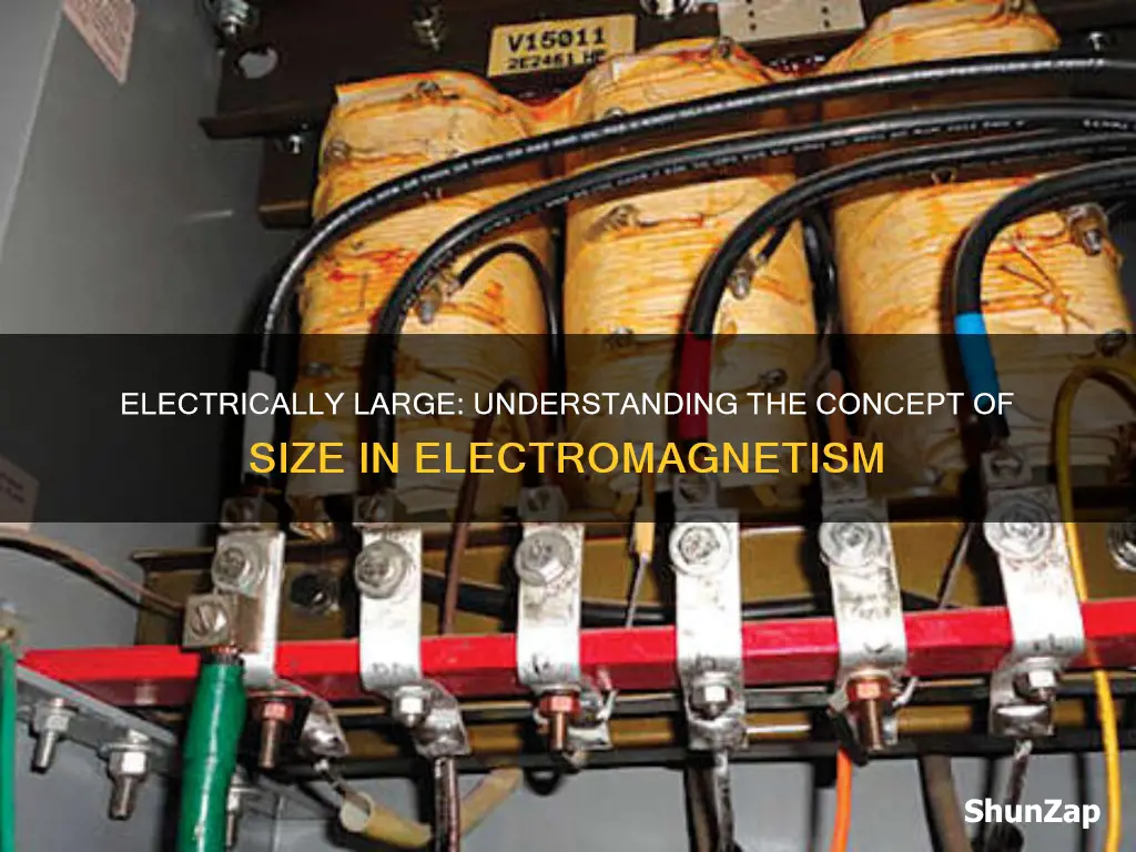 what does electrically large mean