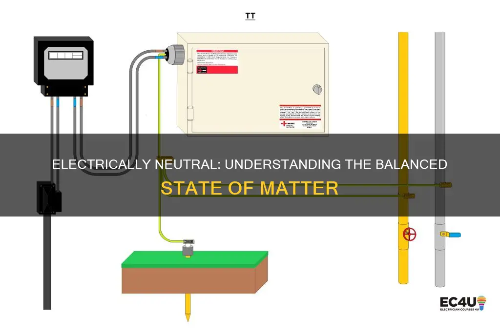 what does electrically neutral mean chegg