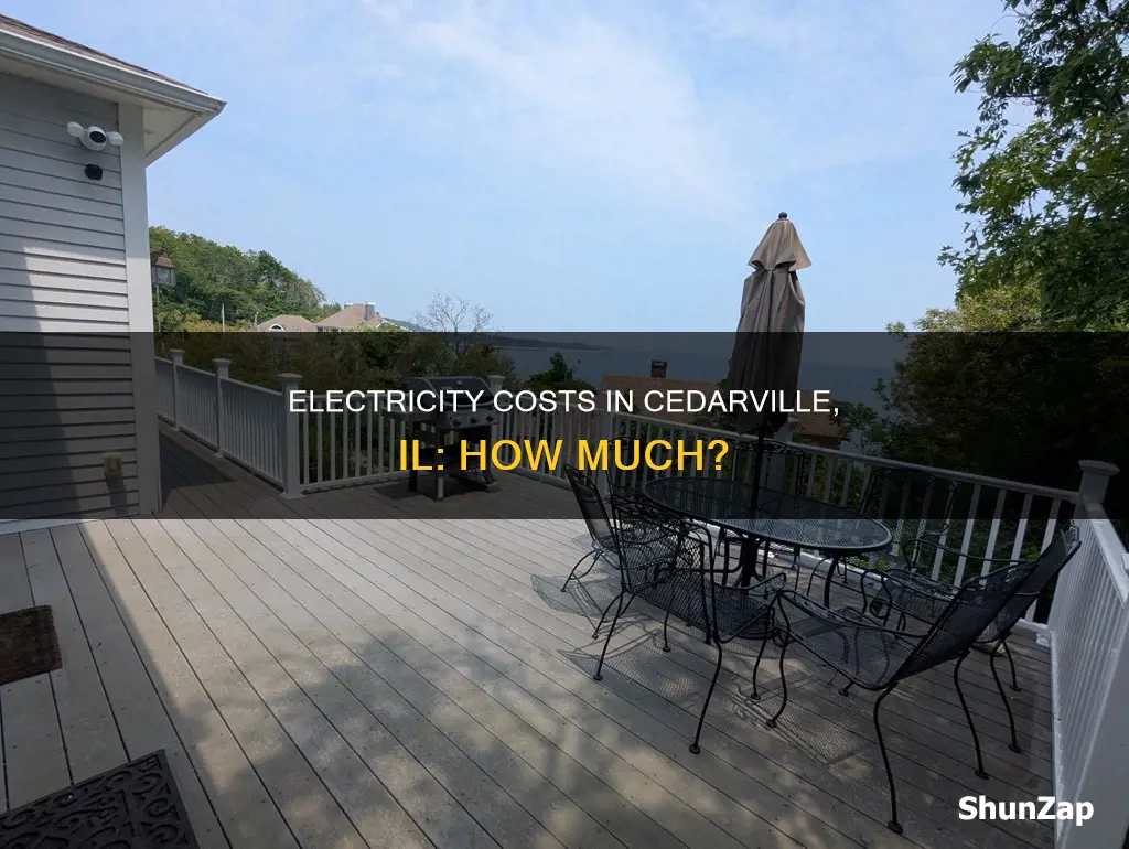 what does electricity cost in cedarville il