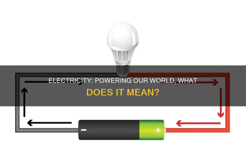 what does electricity mean