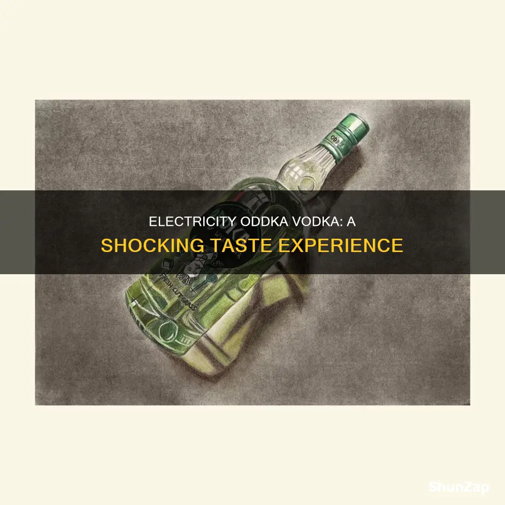 what does electricity oddka vodka taste like