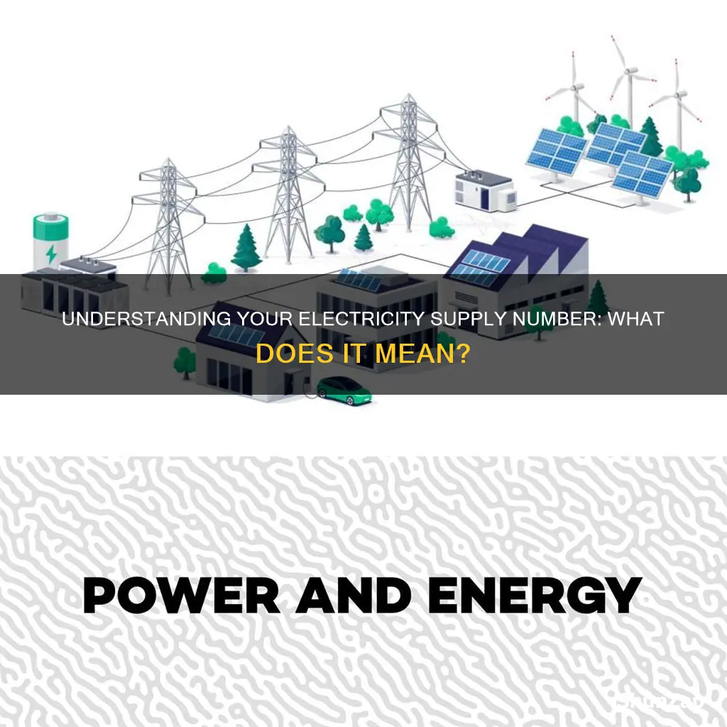 what does electricity supply number mean