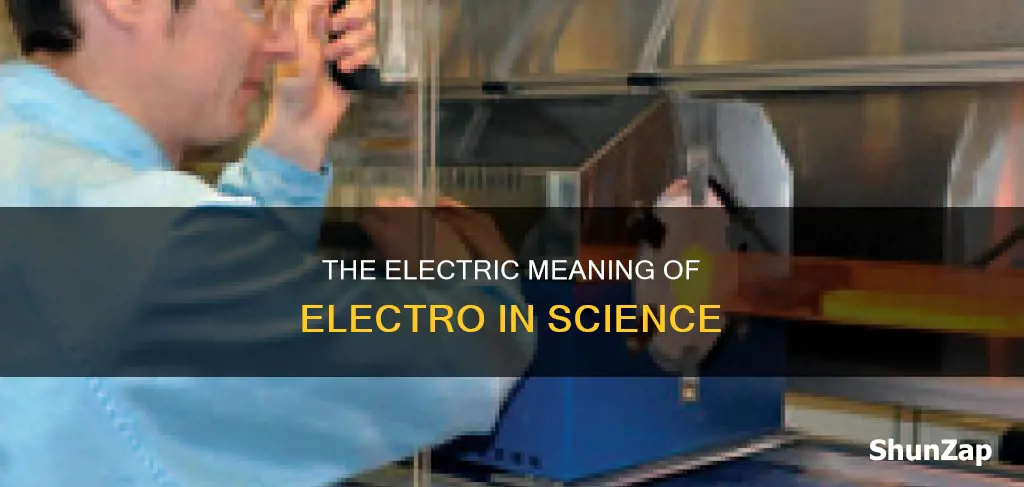what does electro mean science