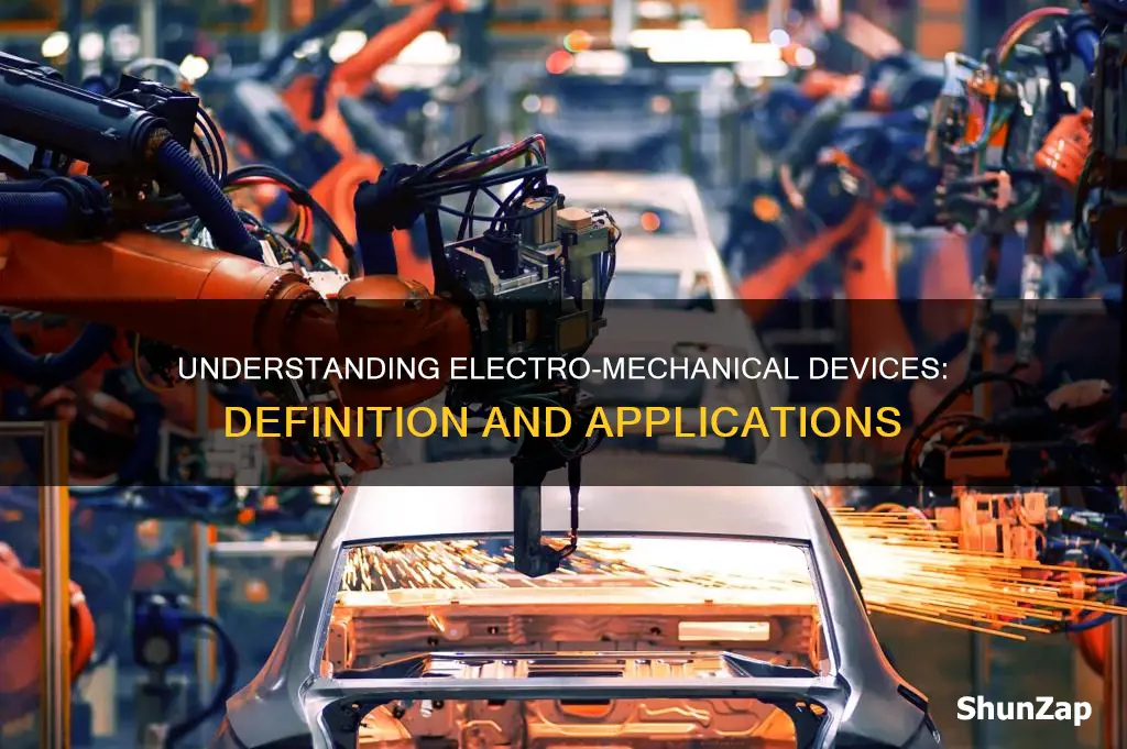 what does electro mechanically mean