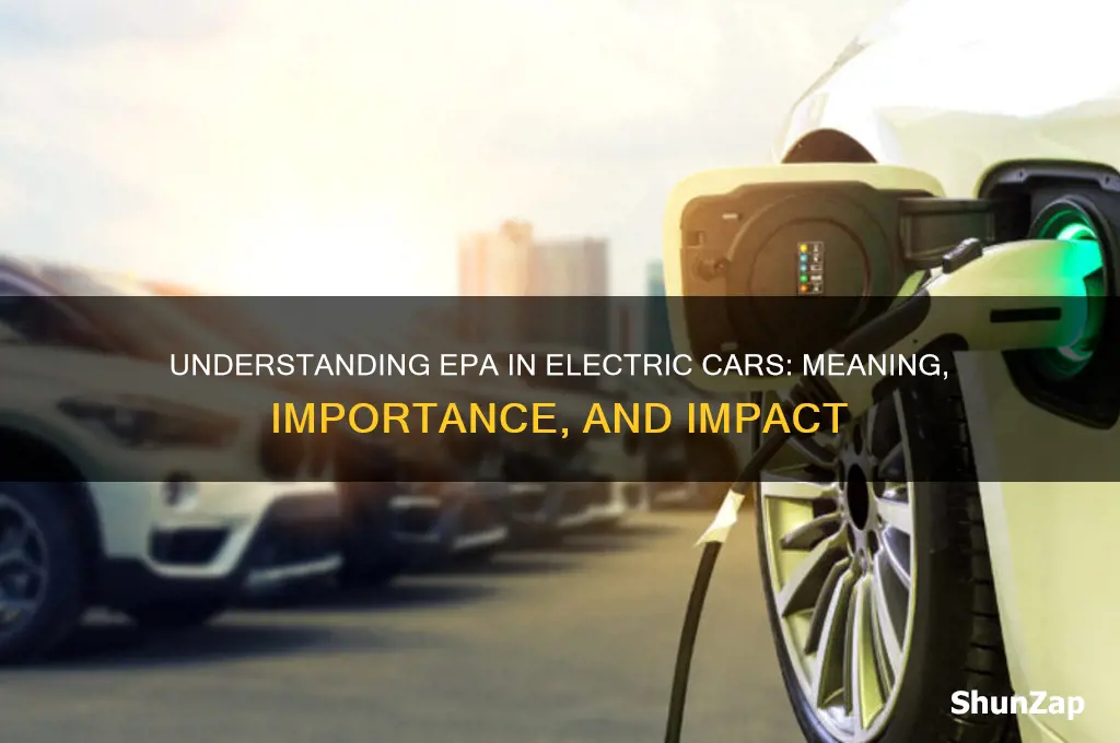 what does epa stand for in electric cars