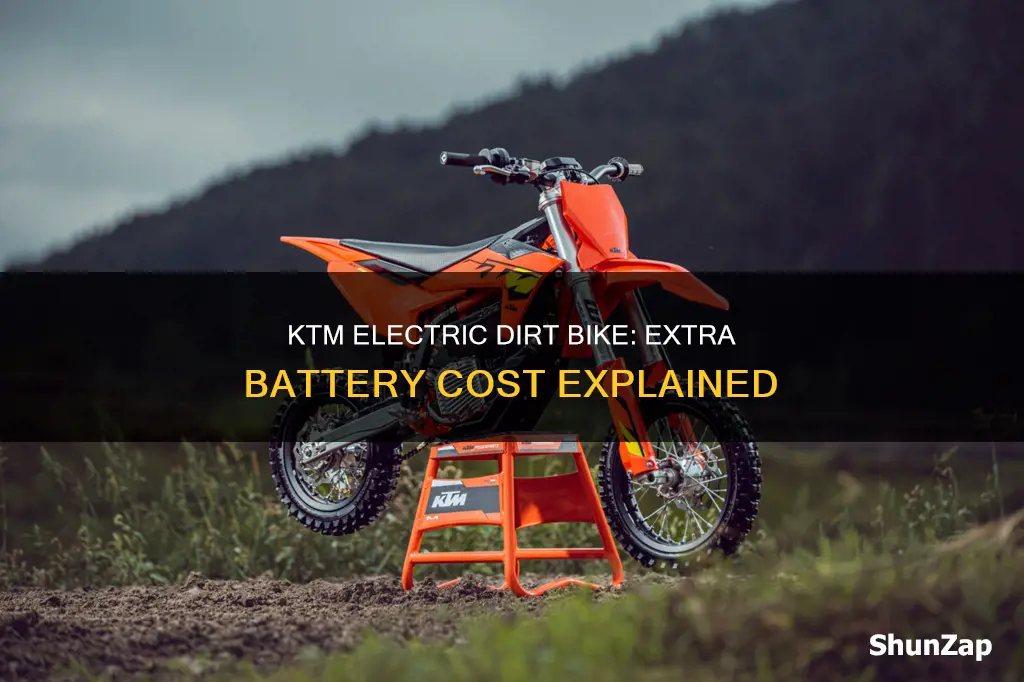 what does extra battery cost for ktm electric dirt bike