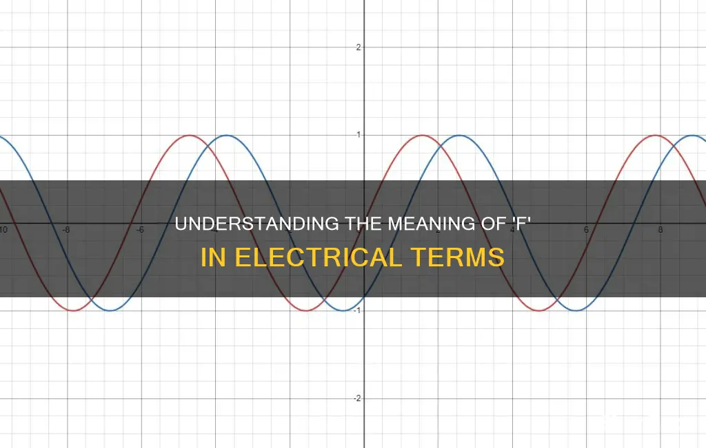 what does f mean in electrical terms