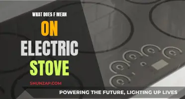 Understanding the Functionality of Your Electric Stove's 'F' Setting