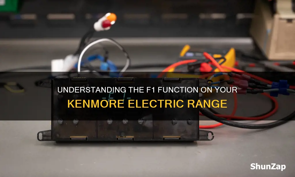 what does f1 mean on a kenmore electric range