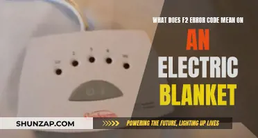 Troubleshooting Electric Blanket F2 Error Code