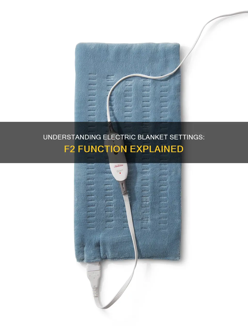 what does f2 mean on an electric blanket