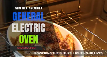 Understanding the F7 Error Code on Your GE Oven
