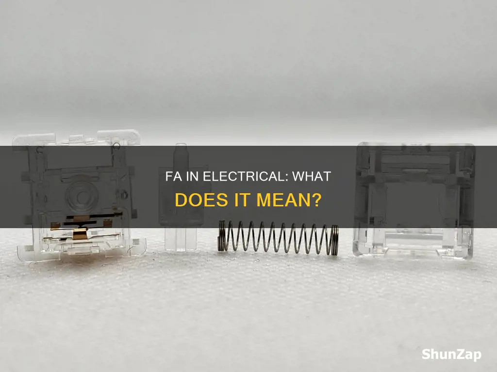 what does fa stand for in electrical