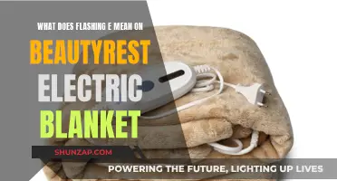 Troubleshooting Your Beautyrest Electric Blanket: Flashing 'E