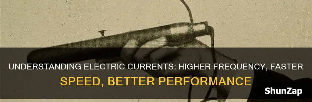 what does higher frequency mean for electric currents
