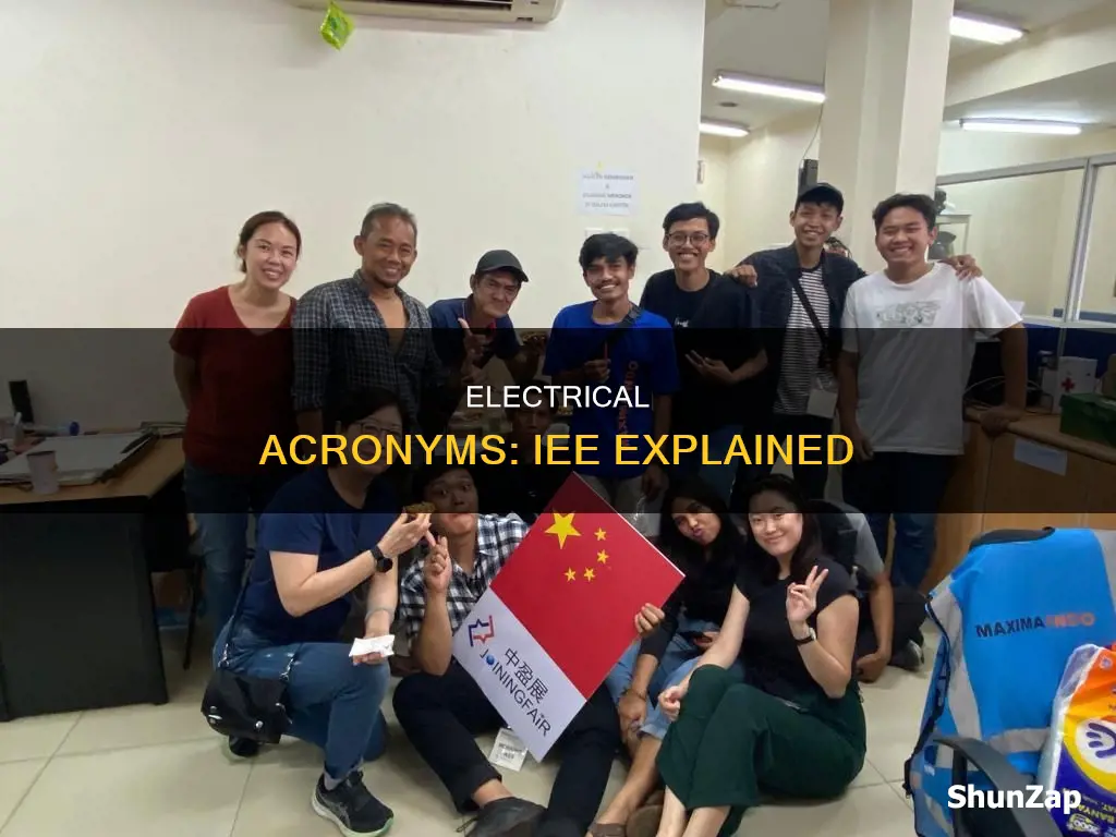 what does iee stand for in electrical
