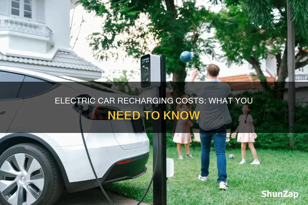 what does it cost to recharge a electric car