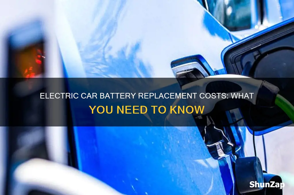 what does it cost to replace an electric car battery