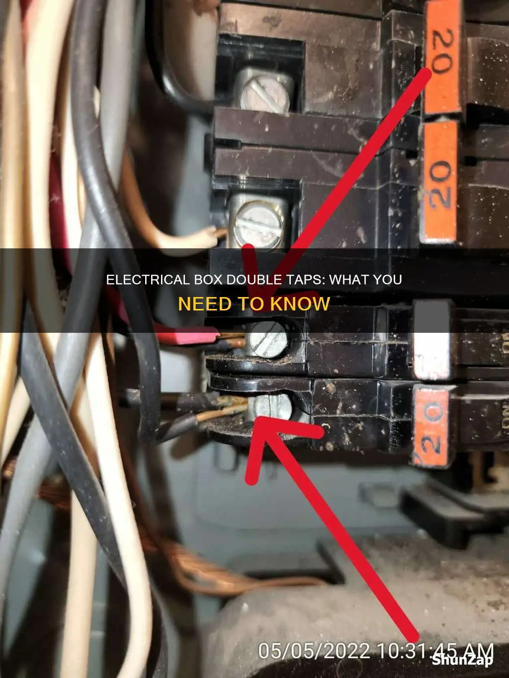 what does it mean electrical box has double taps