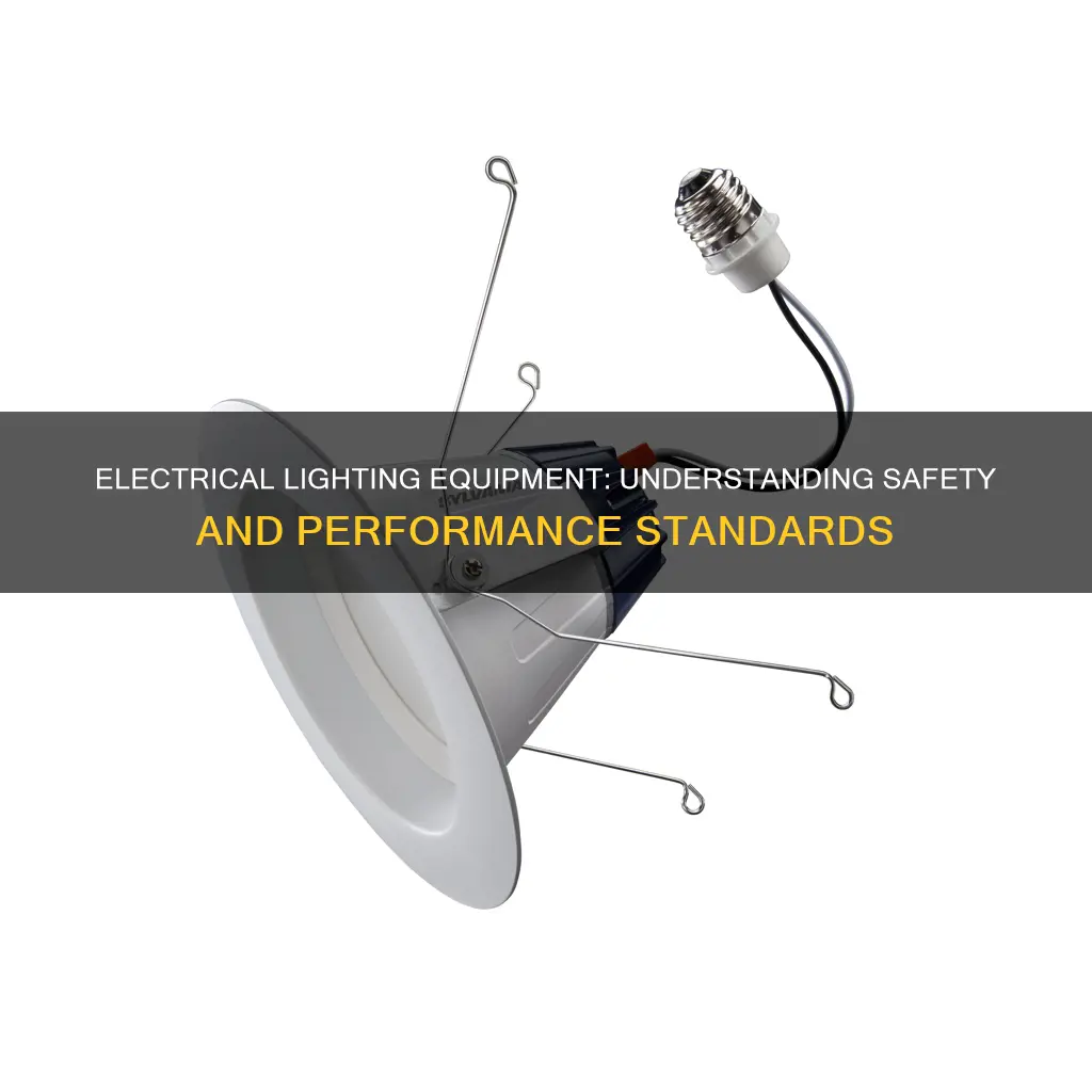 what does it mean for electrical lighting equipment